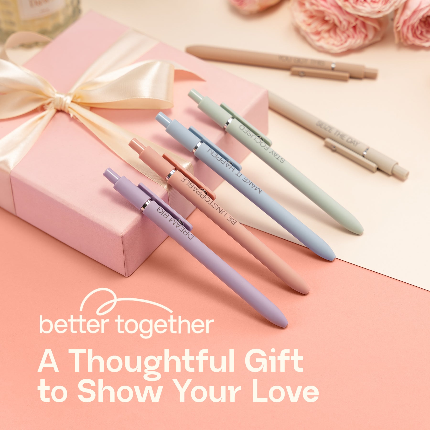 Better Together Achievers Inspirational Pen Set (Pastel)