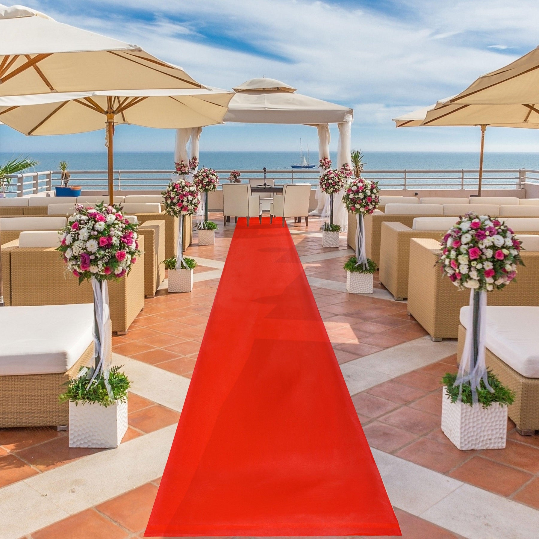 Wedding Aisle Runners (3 x 100 Feet) - JAHomesUS